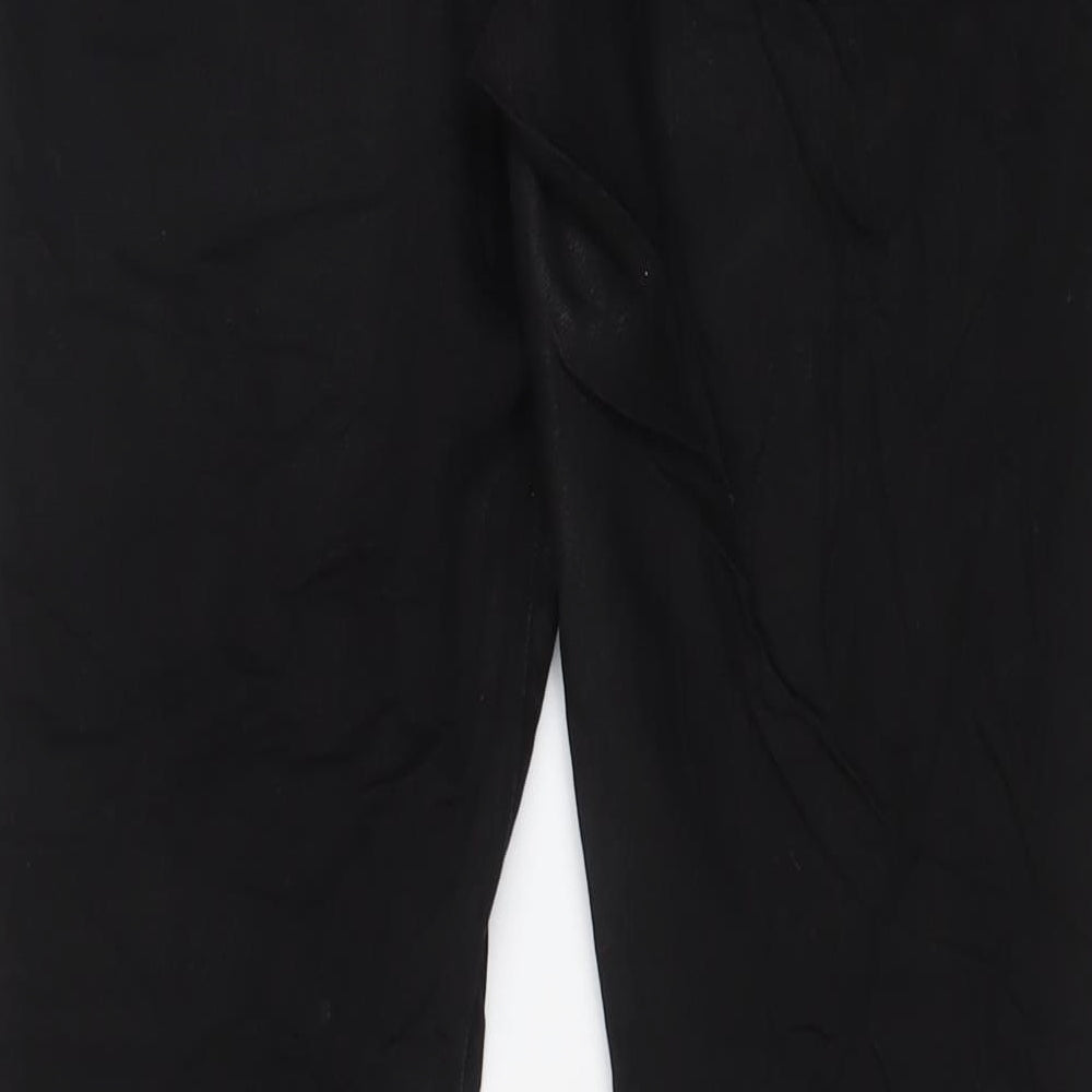 pauls Mens Black Cotton Straight Jeans Size 30 in L30 in Regular Zip