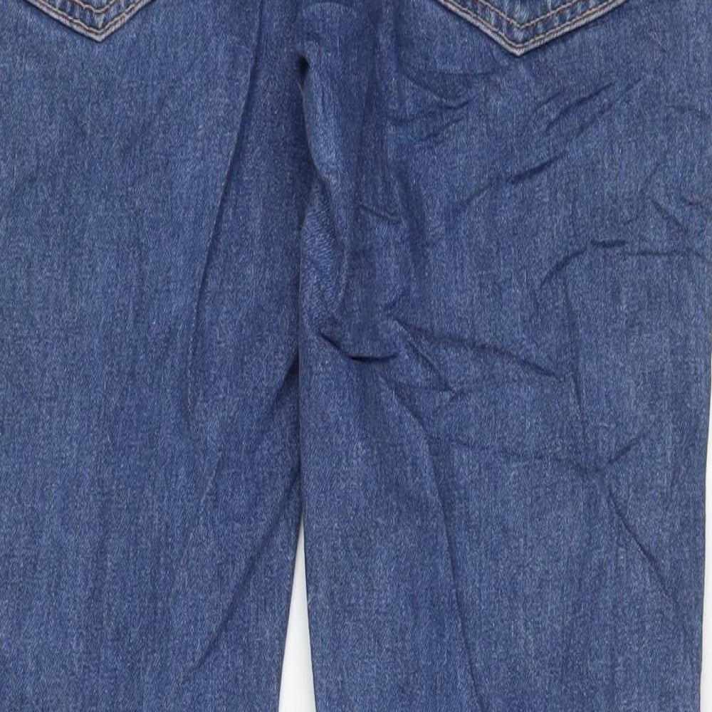 Levi's Mens Blue Cotton Straight Jeans Size 32 in L33 in Regular Zip - Pockets