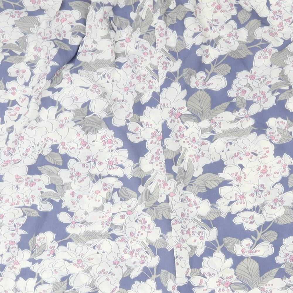 EWM Womens Multicoloured Floral Polyester A-Line Skirt Size 14