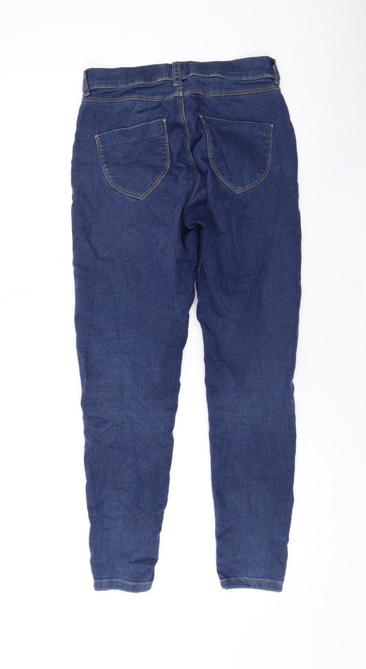 Dorothy Perkins Womens Blue Cotton Jegging Jeans Size 6 L25 in Regular