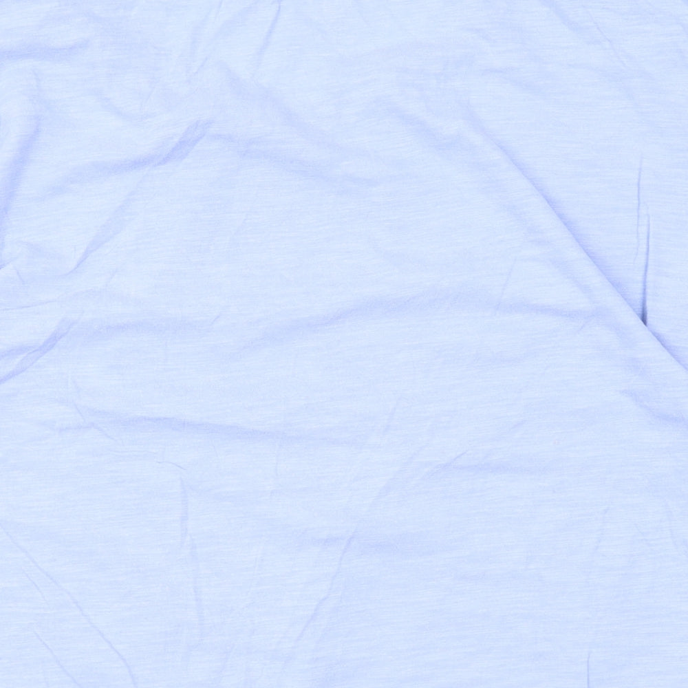Gap Womens Blue Cotton Basic T-Shirt Size XS Round Neck