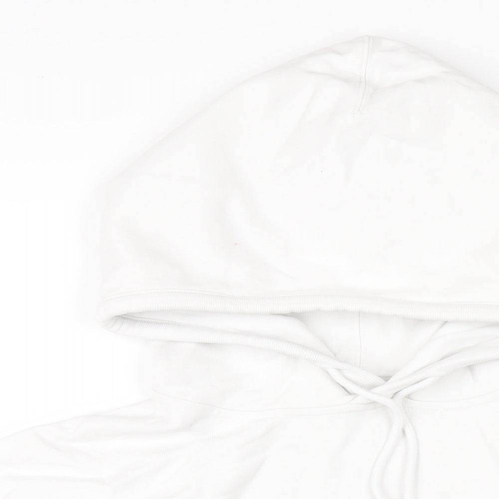 Levi's Womens White Cotton Pullover Hoodie Size S Pullover