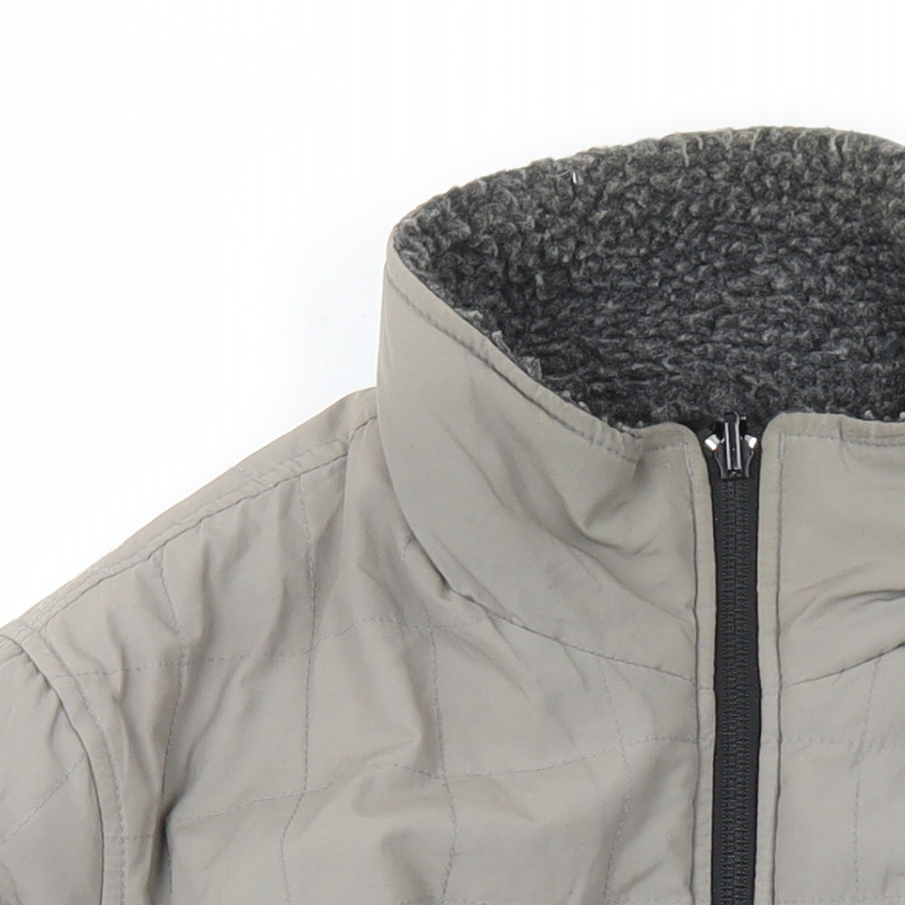 Duck and Cover Mens Grey Jacket Size M Zip - Estimated size M