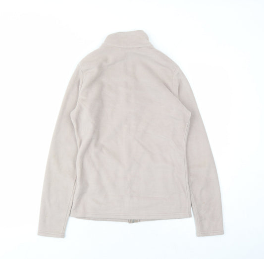 Marks and Spencer Womens Beige Jacket Size 8 Zip - Pockets