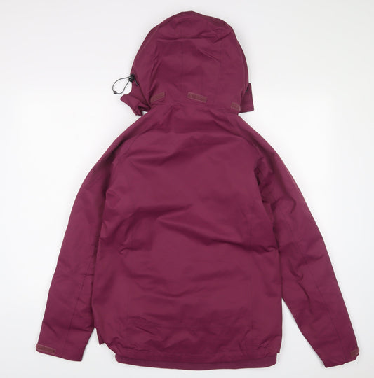 Hi Gear Womens Purple Jacket Coat Size 10 Zip - Zip Pockets