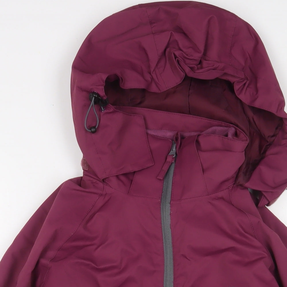 Hi Gear Womens Purple Jacket Coat Size 10 Zip - Zip Pockets