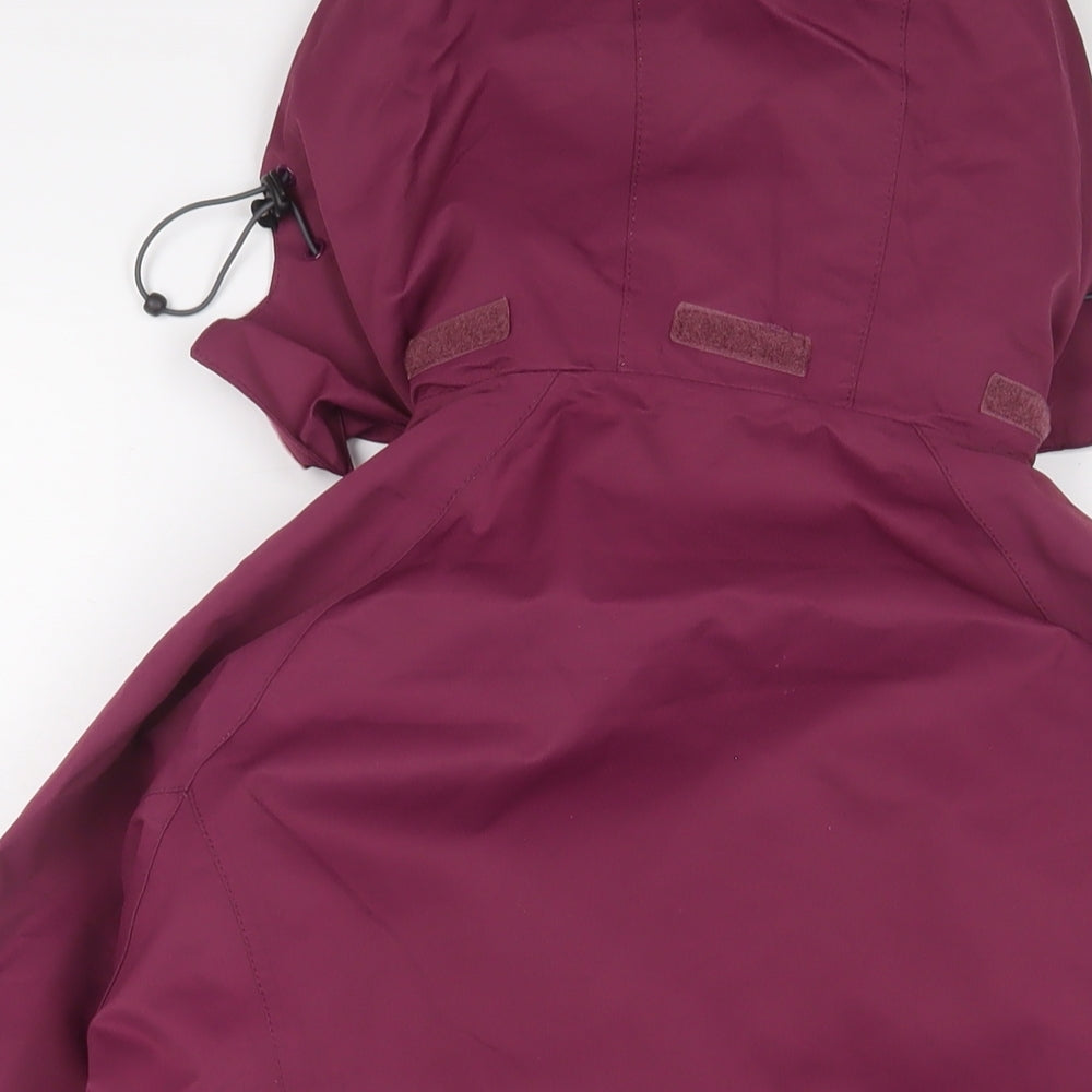 Hi Gear Womens Purple Jacket Coat Size 10 Zip - Zip Pockets