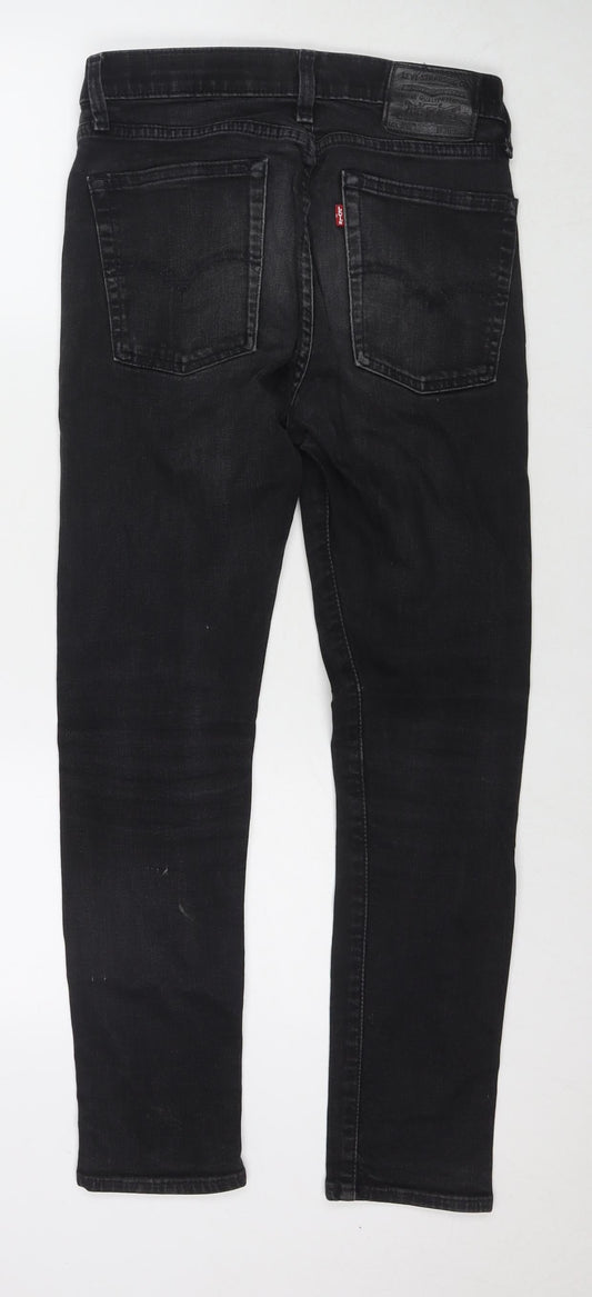 Levi's Mens Blue Cotton Skinny Jeans Size 30 in L30 in Regular Zip