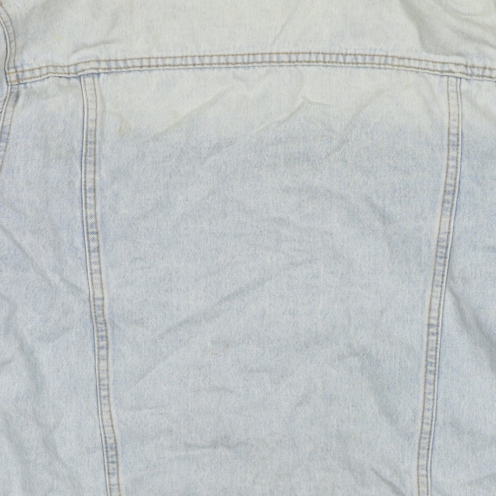 Jack Wills Womens Blue Jacket Size 14 Button
