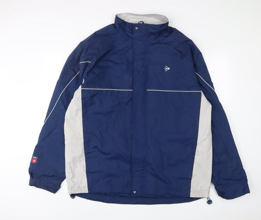 Dunlop Mens Blue Jacket Size 2XL Zip