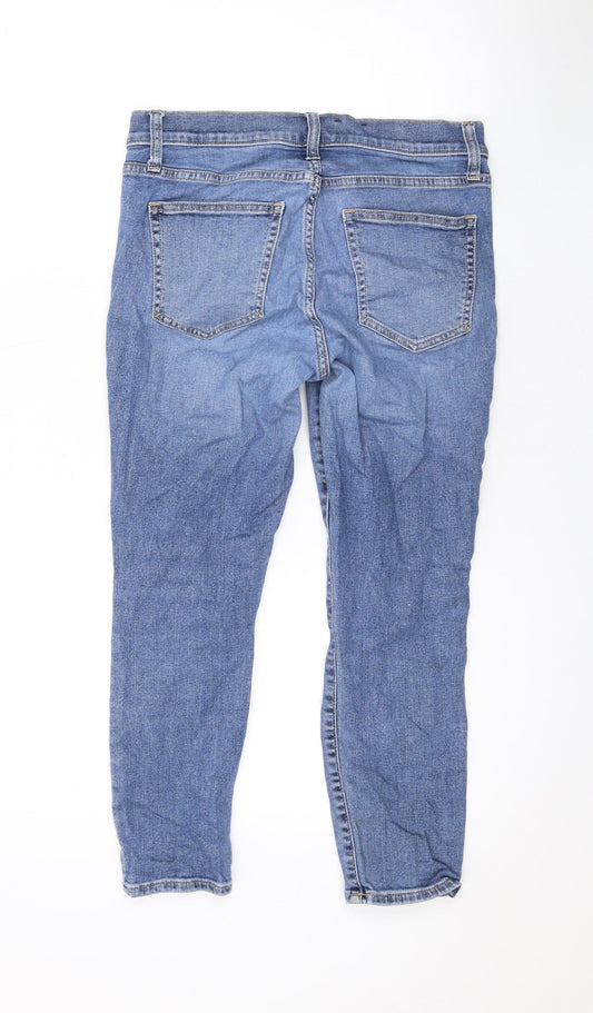 Gap Womens Blue Cotton Skinny Jeans Size 29 in L22 in Regular Zip