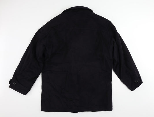 Cento Mila Mens Blue Jacket Size 48 Zip