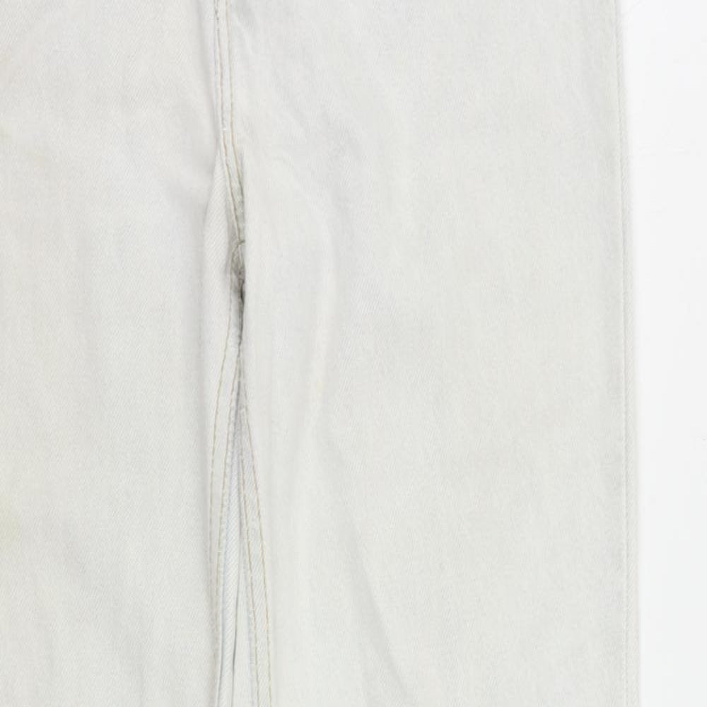 Levi's Womens Blue Cotton Straight Jeans Size 26 in L31 in Regular Zip - Vintage