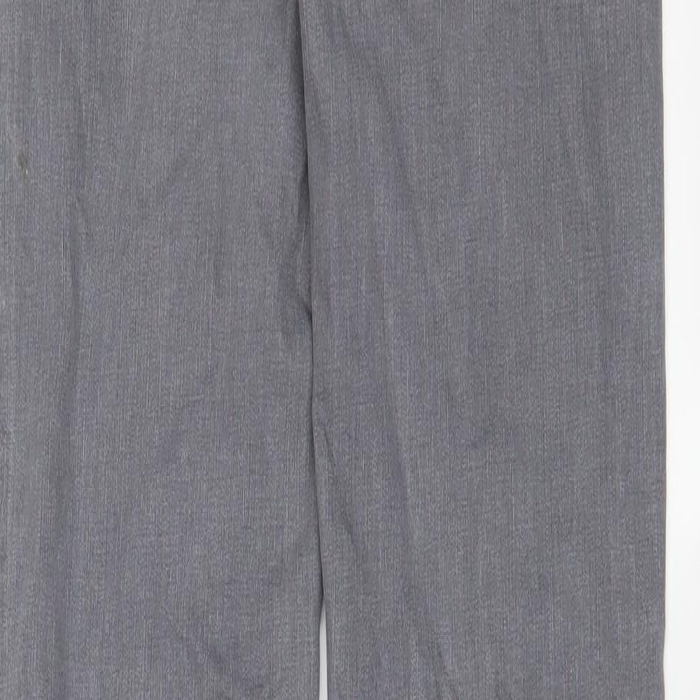 Marks and Spencer Womens Grey Cotton Skinny Jeans Size 8 L33 in Regular Zip