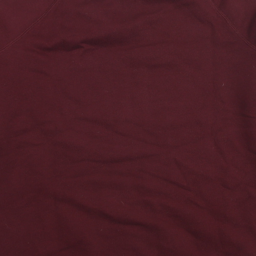 Jack Wills Womens Red Cotton Pullover Sweatshirt Size 6 Pullover