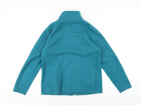 Anne De Lancay Womens Blue Jacket Size S Zip