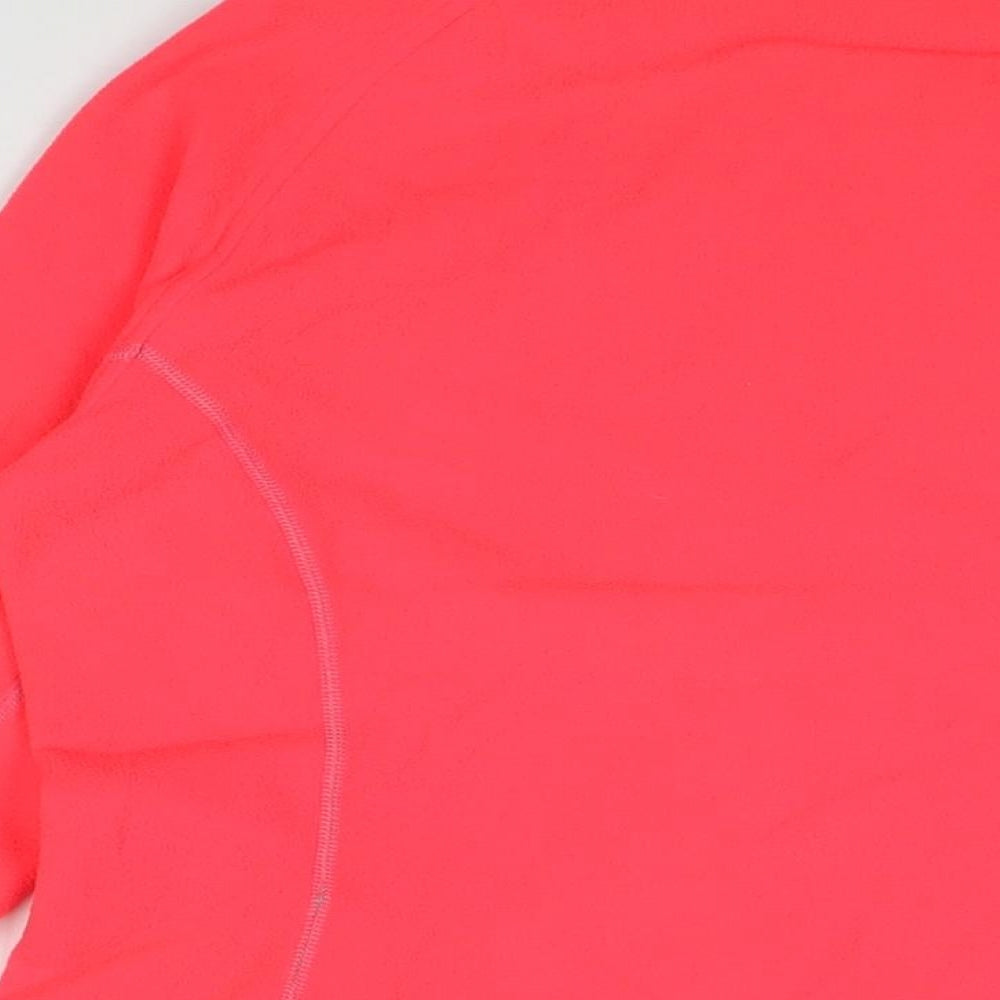 Mountain Hardwear Womens Pink Polyester Pullover Sweatshirt Size S Zip - Neon