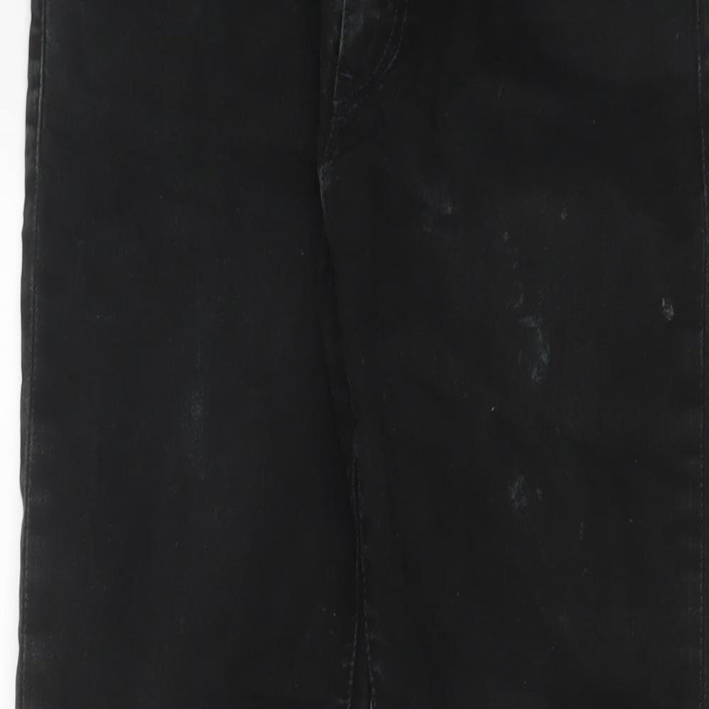 Levi's Mens Black Cotton Straight Jeans Size 28 in L30 in Regular Zip