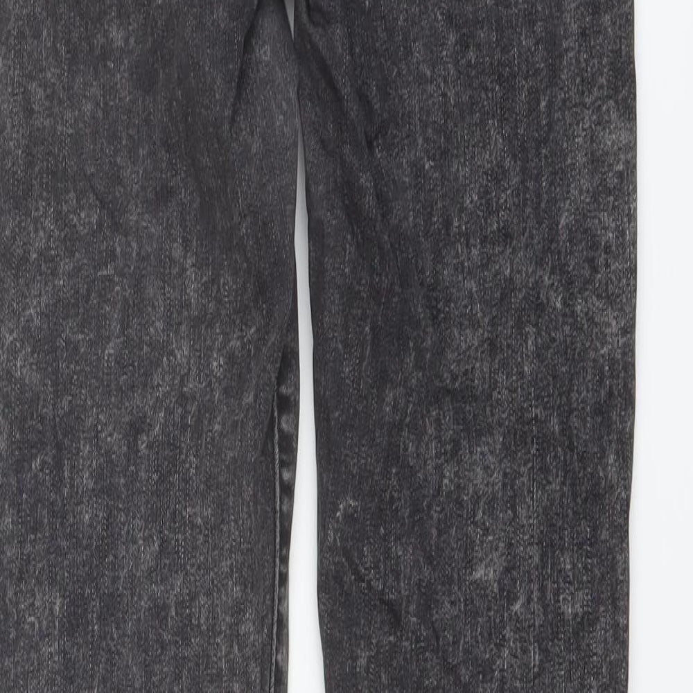 Levi's Womens Grey Cotton Skinny Jeans Size 28 in L28 in Regular Button