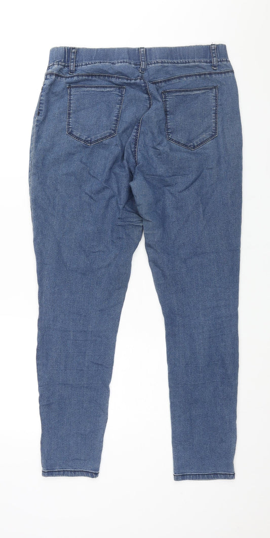 Exact Womens Blue Cotton Jegging Jeans Size 12 L28 in Regular