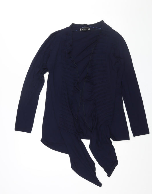 Womens UK Size S BASSINI Blue Viscose Blouse