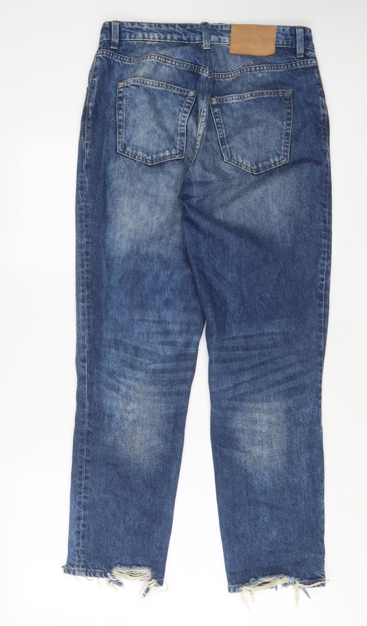 Cheap Monday Womens Blue Cotton Straight Jeans Size 29 in L34 in Regular Zip