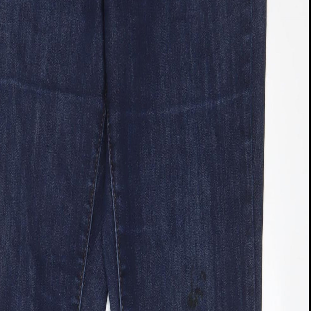 Gap Womens Blue Cotton Skinny Jeans Size 10 L29 in Regular Zip