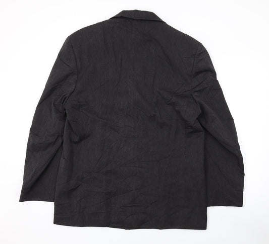 Copperstone Mens Grey Polyester Jacket Suit Jacket Size 42 Regular