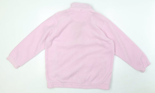 CasualComfort Womens Pink Jacket Size 14 Zip - Interactive