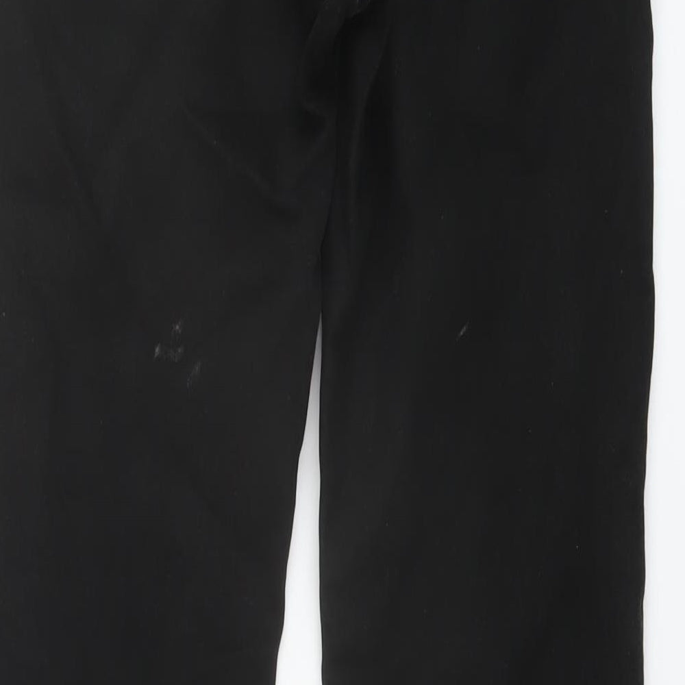 Levi's Mens Black Cotton Straight Jeans Size 28 in L30 in Regular Button