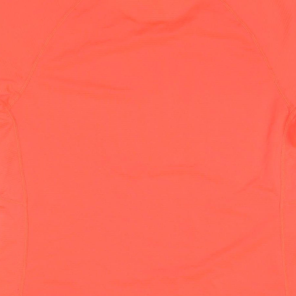 Ronhill Womens Red Polyester Basic T-Shirt Size 8 Round Neck Pullover