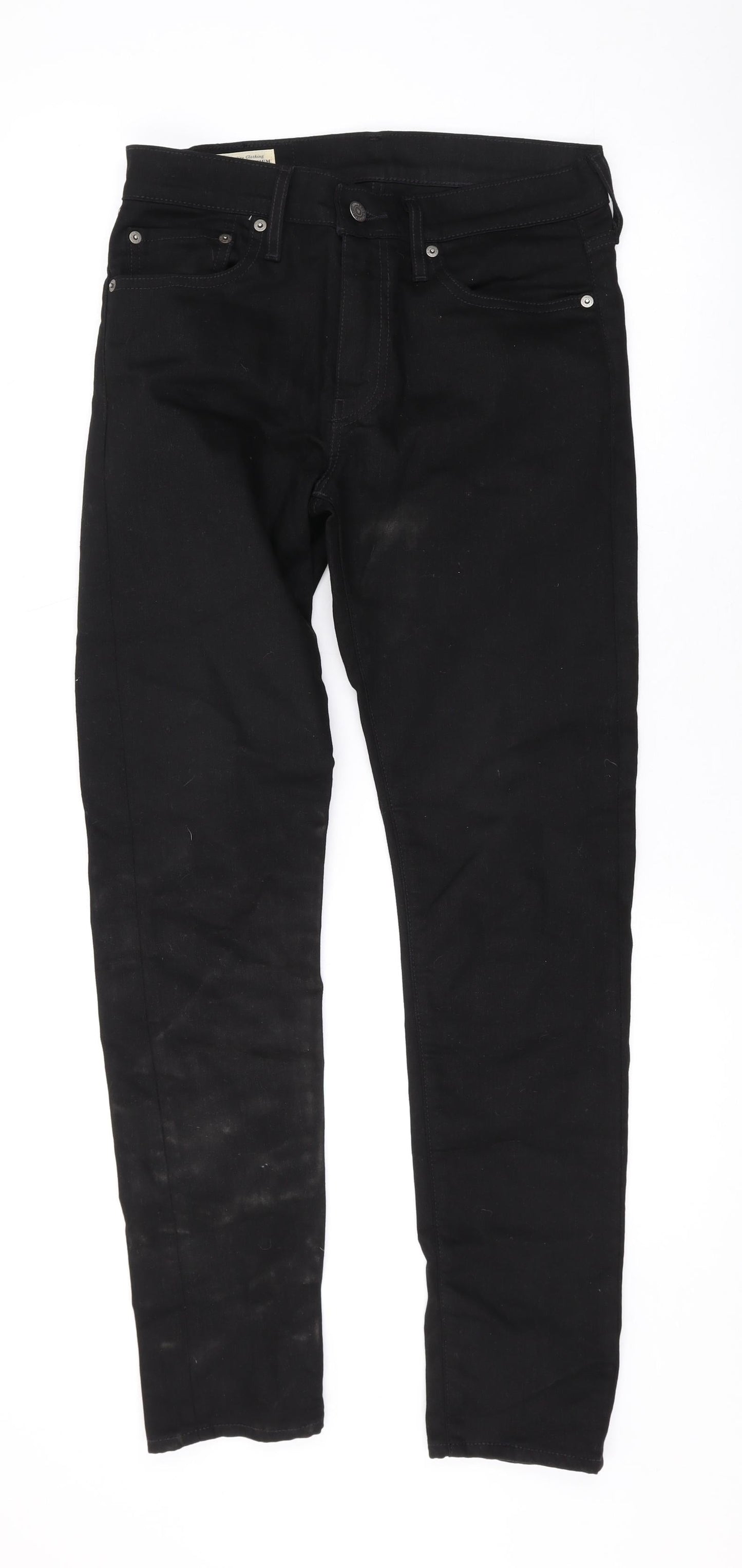 Levi's Mens Black Cotton Skinny Jeans Size 29 in L30 in Regular Zip