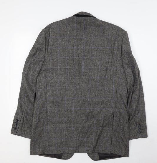 Marks and Spencer Mens Grey Wool Jacket Suit Jacket Size 40 Regular