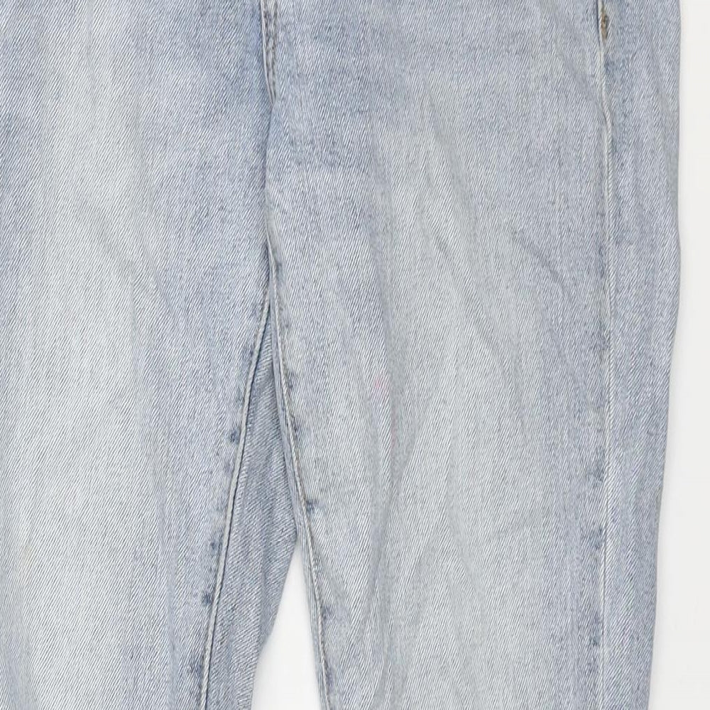 Gap Womens Blue Cotton Straight Jeans Size 26 L24 in Regular Zip