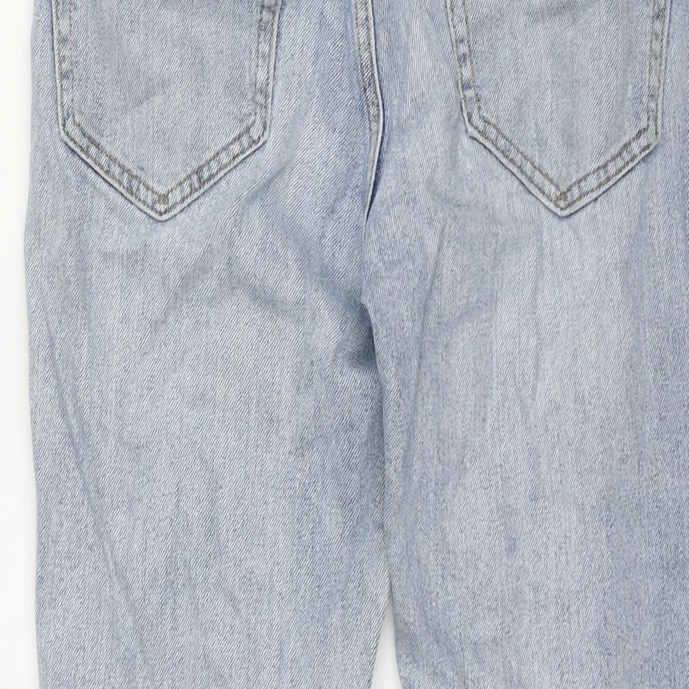 Gap Womens Blue Cotton Straight Jeans Size 26 L24 in Regular Zip