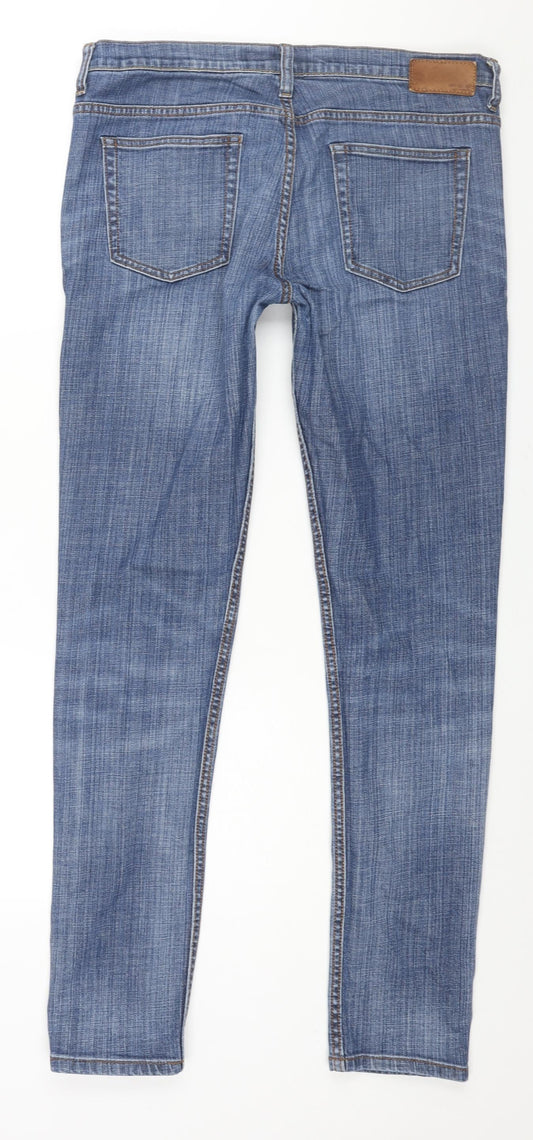 Gap Womens Black Cotton Skinny Jeans Size 32 in L32 in Regular Zip