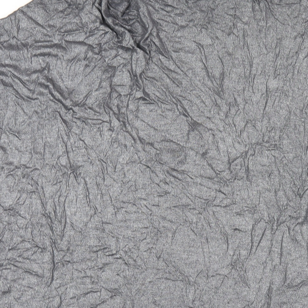 Gap Womens Silver Viscose Basic T-Shirt Size XL V-Neck