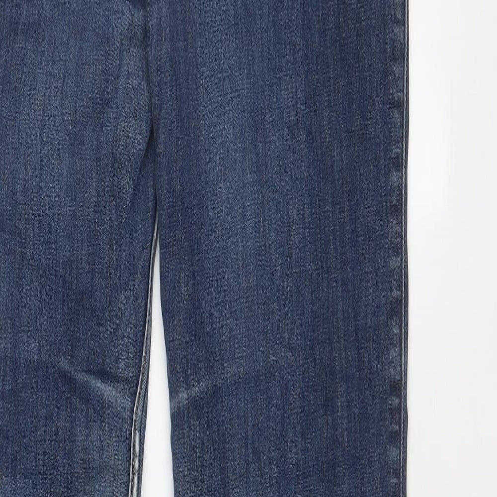 Lee Mens Blue Cotton Skinny Jeans Size 30 in L33 in Regular Zip - Long Leg