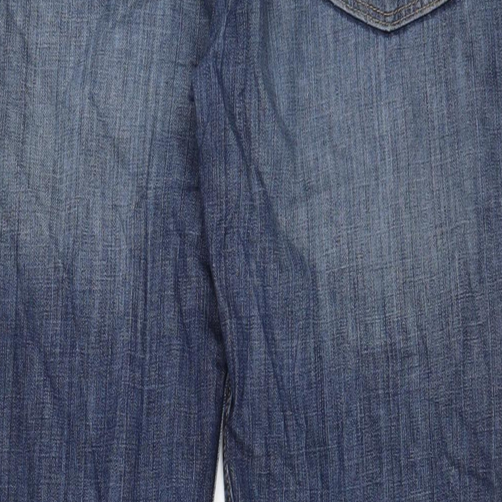 Levi's Mens Blue Cotton Straight Jeans Size 34 in L29 in Regular Zip