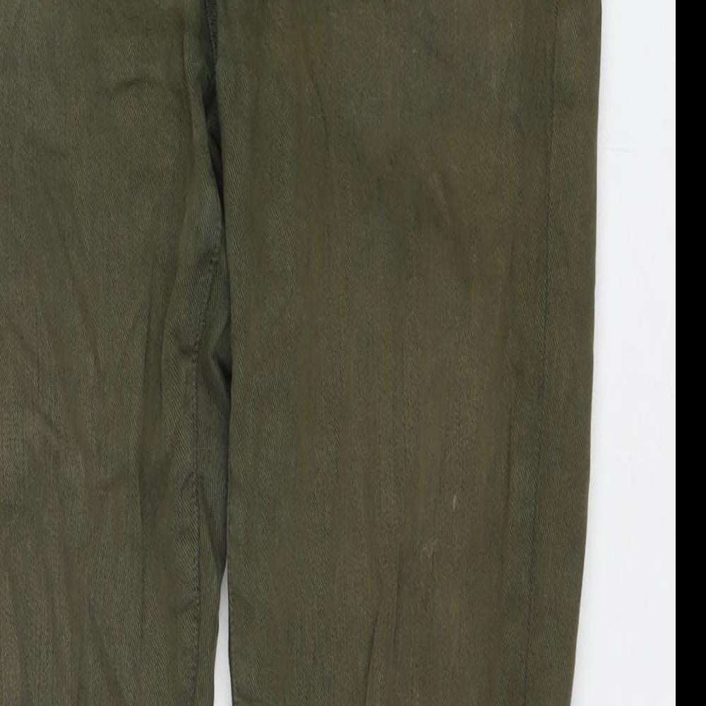 Gap Womens Green Cotton Straight Jeans Size 28 in L32 in Regular Zip