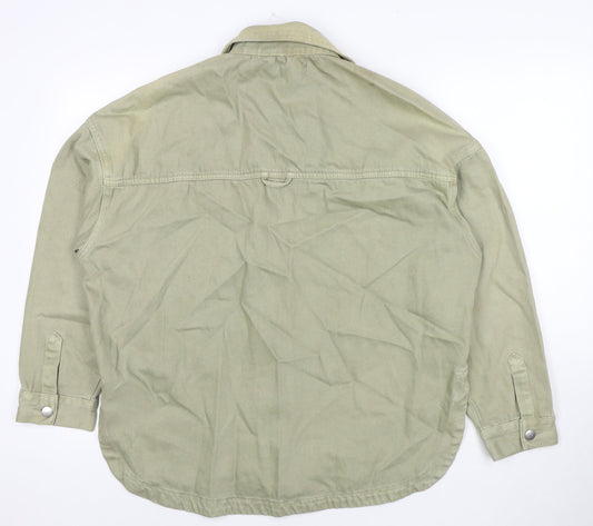 PEP&CO Womens Blue Jacket Size 16 Snap