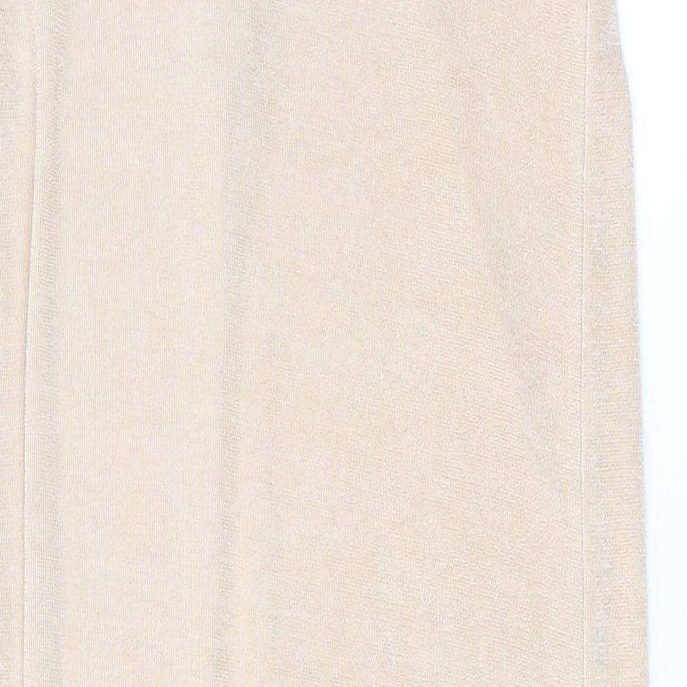 Topshop Womens Pink Polyester Maxi Skirt Size 6