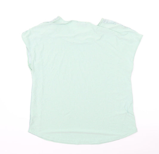 Womens UK Size M Klass Green Polyester T-Shirt