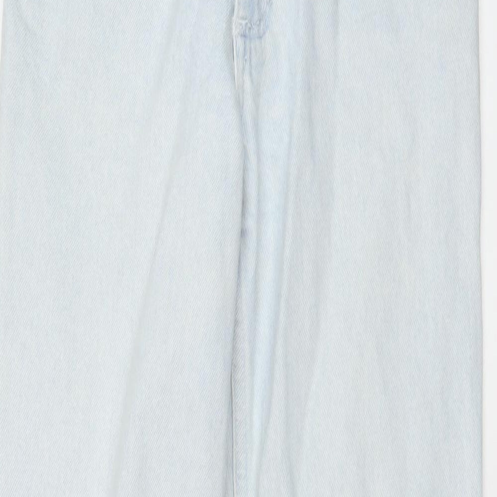 Rambler Womens Blue Cotton Mom Jeans Size 24 in L28 in Regular Button