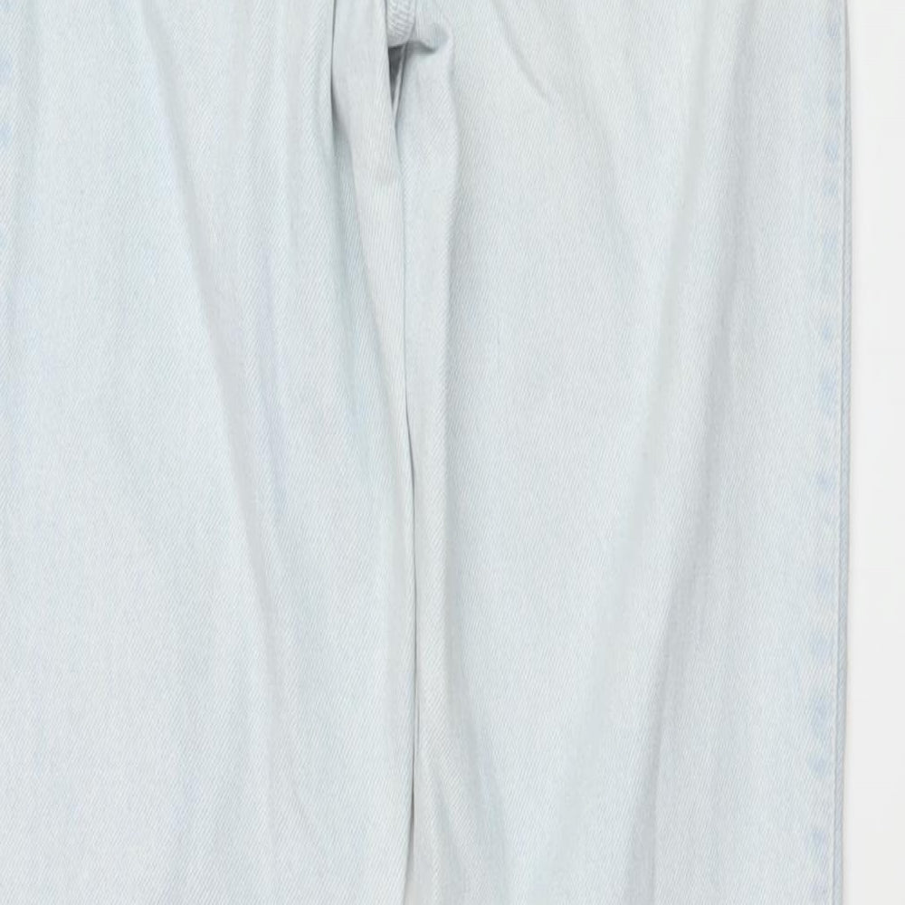 Rambler Womens Blue Cotton Mom Jeans Size 24 in L28 in Regular Button