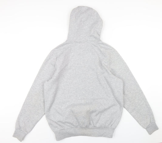 Womens UK S Regular Slazenger Grey Pullover Hoodie