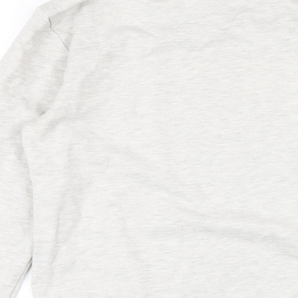 Disney Womens Grey Cotton Pullover Sweatshirt Size XS Pullover - Christmas Mickey Mouse