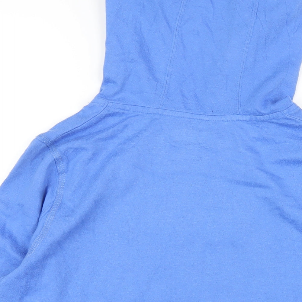 NFL Womens Blue Cotton Pullover Hoodie Size M Pullover - Lions Football