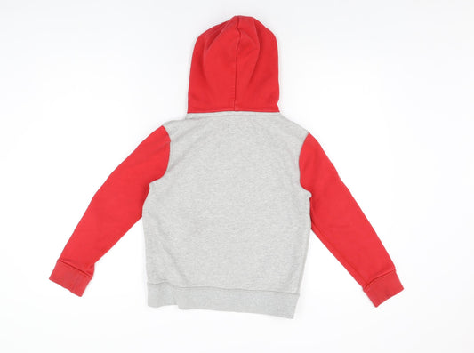 Gap Boys Grey Cotton Pullover Hoodie Size M Pullover