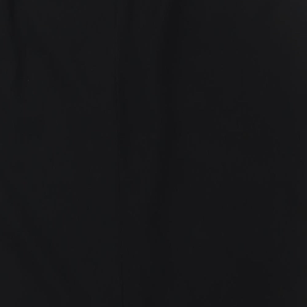 Casual Corner Annex Womens Black Acetate Straight & Pencil Skirt Size 14 Zip - Vented